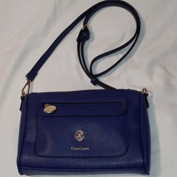 Christian Lacroix Bags Christian Lacroix Navy Blue Purse Shoulder